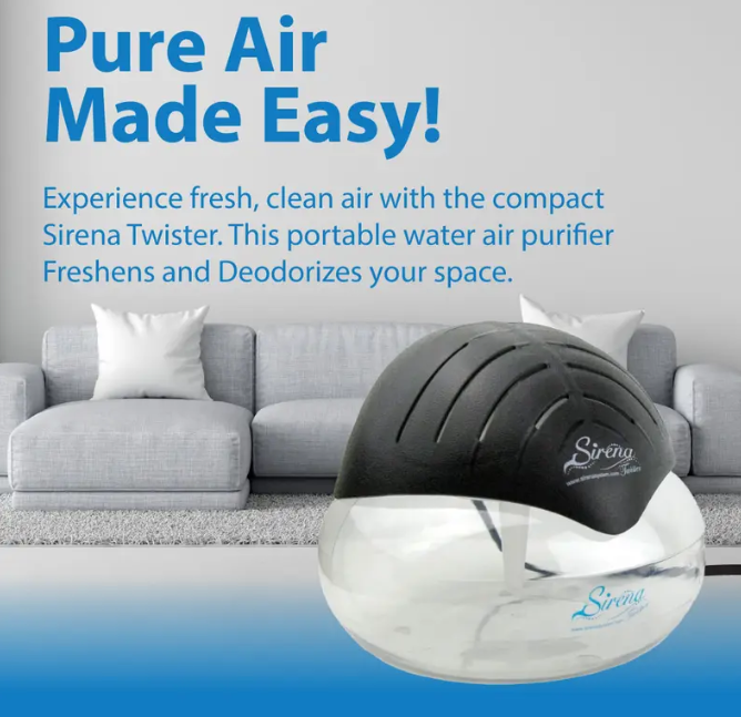 Air Purifying Water Mist Aromatherapy Machine (Black) – Purify · Deodorize · Ambiance
