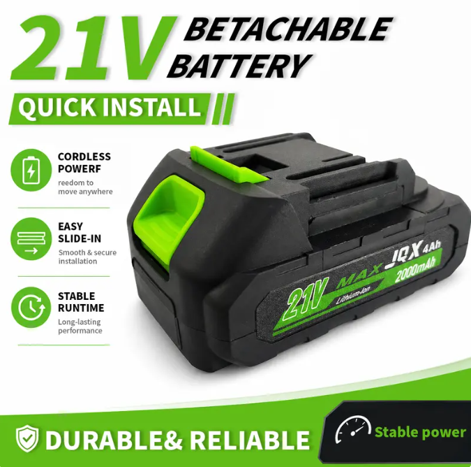 21V Cordless 3-in-1 Weed Wacker with Wheels – Lightweight Electric Lawn Trimmer