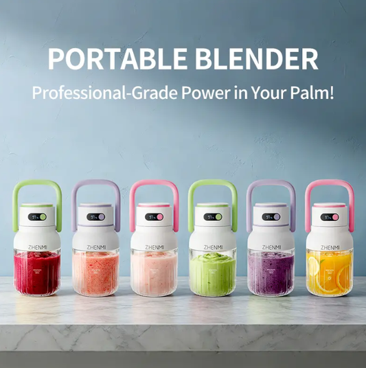 USB Rechargeable Cordless Blender 33oz | BPA-Free, Ice Crushing Personal Blender for Smoothies, Shakes & Healthy Drinks