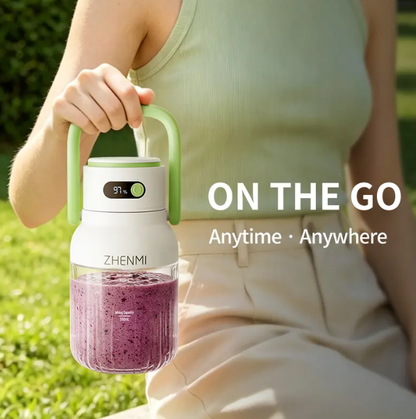 USB Rechargeable Cordless Blender 33oz | BPA-Free, Ice Crushing Personal Blender for Smoothies, Shakes & Healthy Drinks