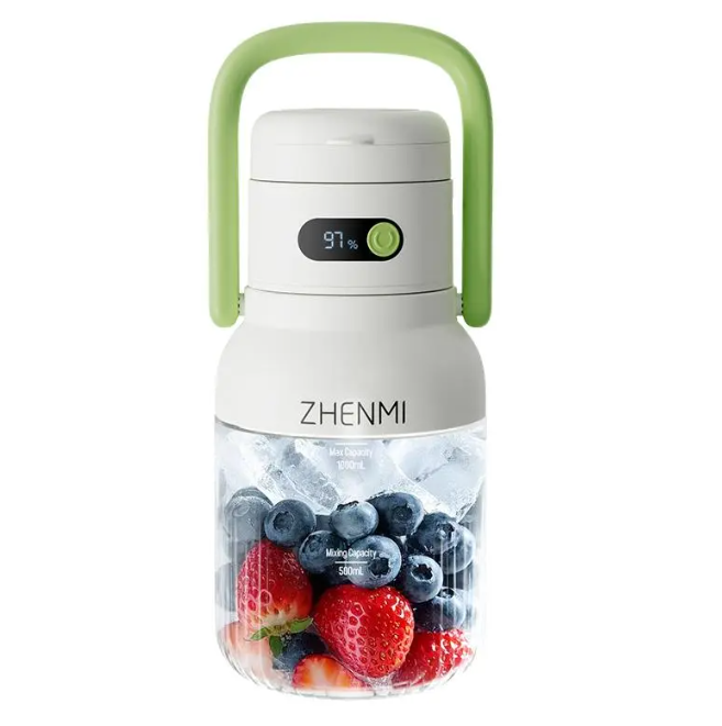 USB Rechargeable Cordless Blender 33oz | BPA-Free, Ice Crushing Personal Blender for Smoothies, Shakes & Healthy Drinks