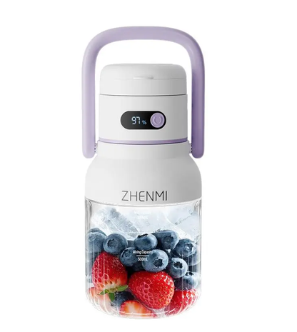 USB Rechargeable Cordless Blender 33oz | BPA-Free, Ice Crushing Personal Blender for Smoothies, Shakes & Healthy Drinks