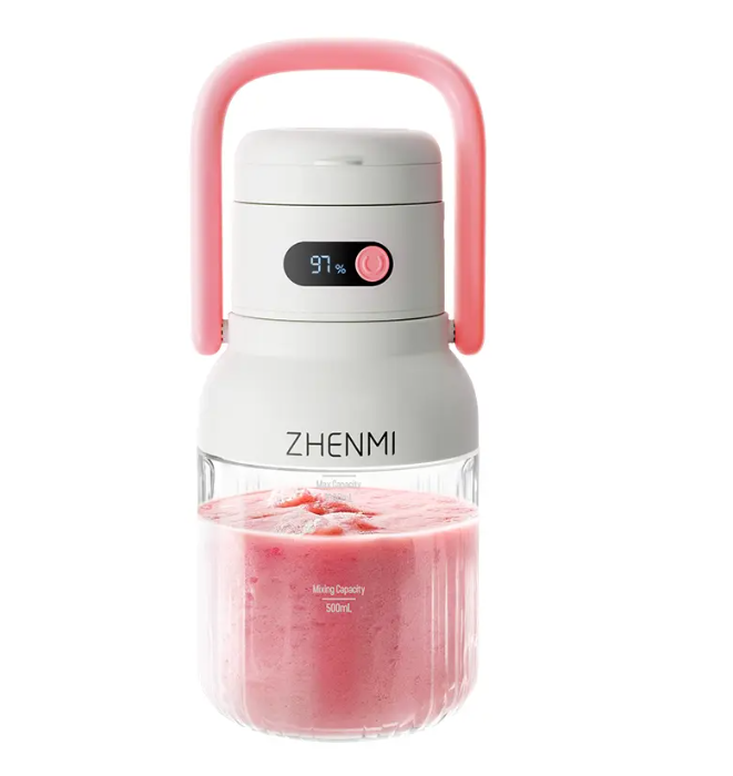 USB Rechargeable Cordless Blender 33oz | BPA-Free, Ice Crushing Personal Blender for Smoothies, Shakes & Healthy Drinks