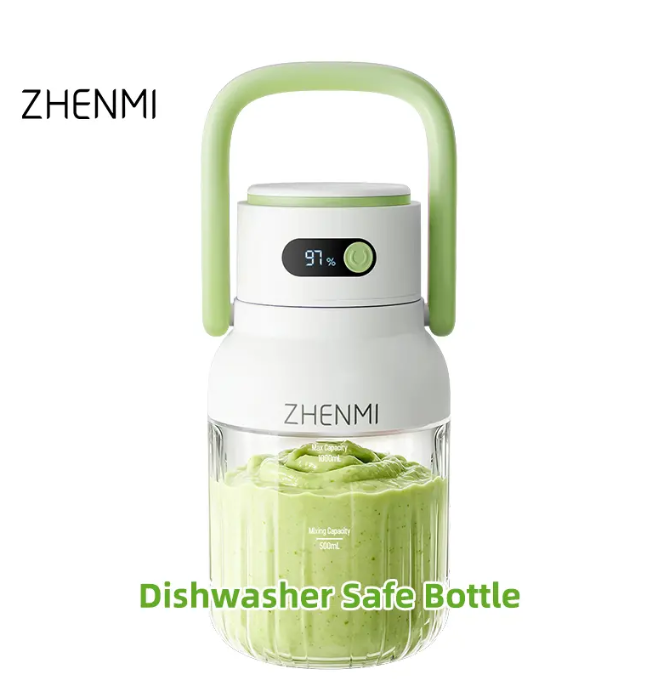 USB Rechargeable Cordless Blender 33oz | BPA-Free, Ice Crushing Personal Blender for Smoothies, Shakes & Healthy Drinks